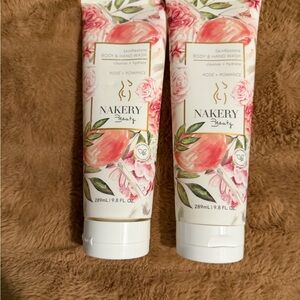 Nakery Beauty Rose + Romance Body & Hand Wash - Pink Floral